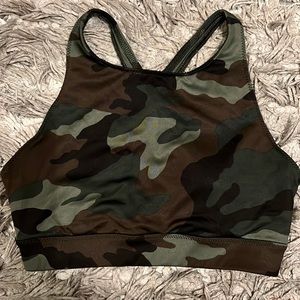 Forever 21 Camo sports bra